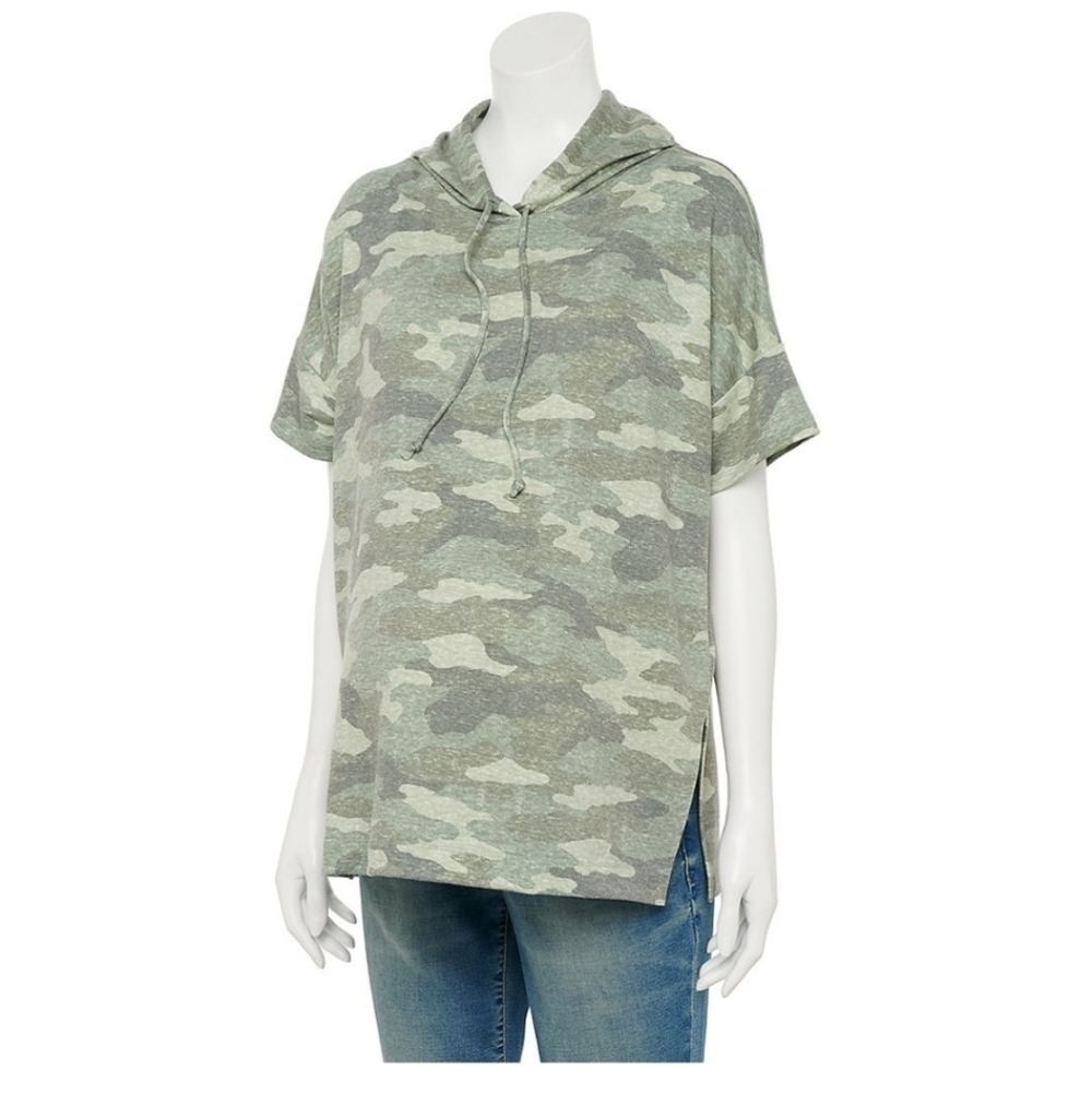 a:glow Maternity Short Sleeve Hoodie